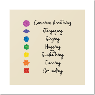 7 chakras Posters and Art